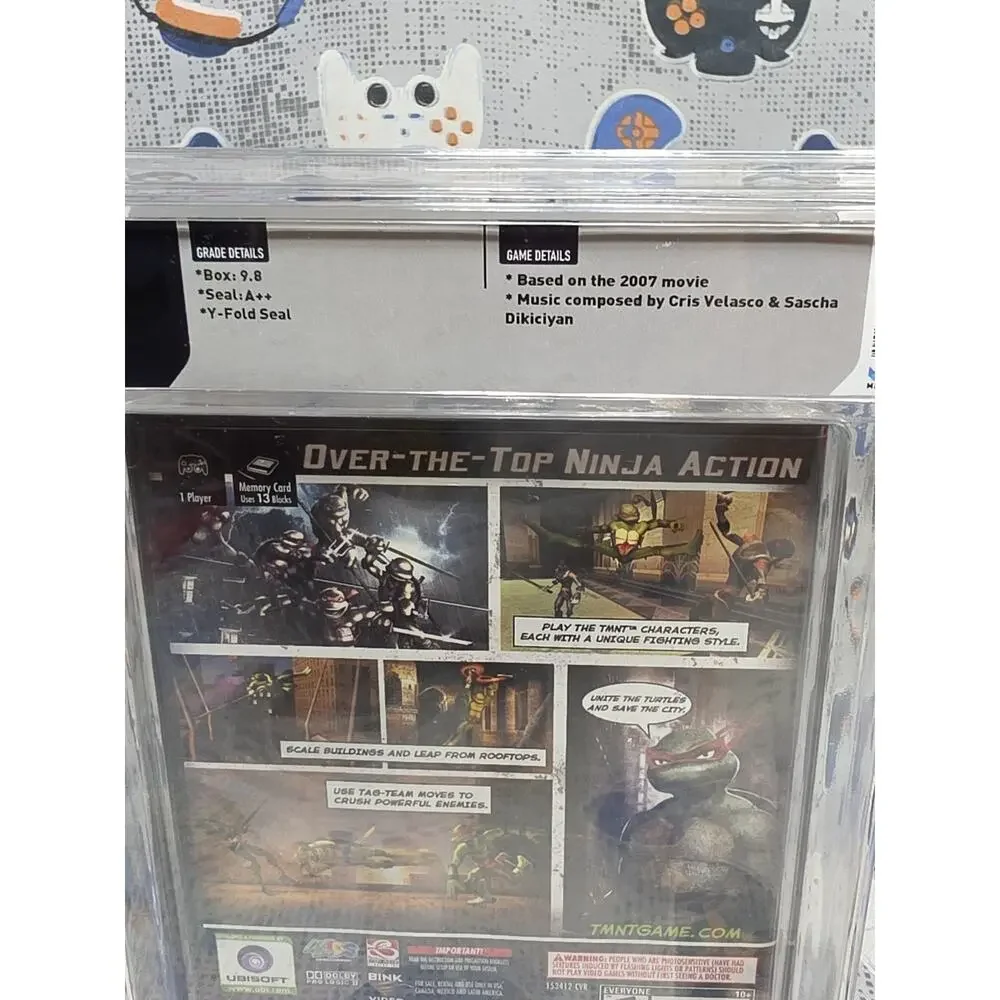 TMNT (Nintendo GameCube, 2007) GRADED WATA 9.8 A++